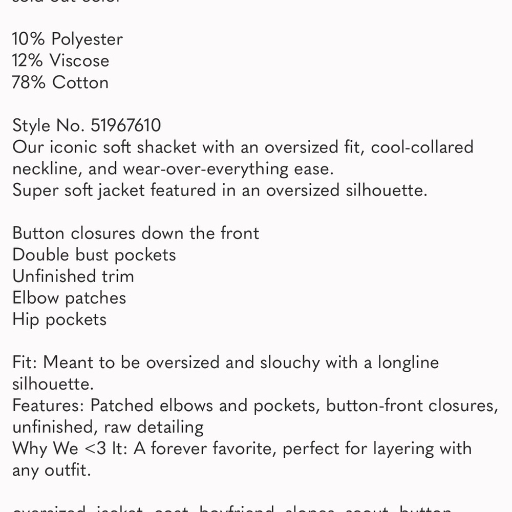 Free People Ruby Jacket Shacket Oversized Fleece … - image 4